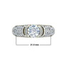 varitsa-jewellers - 1.36ct Round Diamond Gold Engagement Ring - 27GG13
